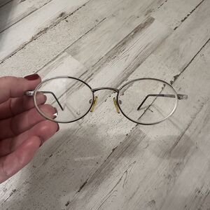 BARON‎ Mens Eyeglasses Round Vintage Spectacles Nose Guards Grandpa Santa